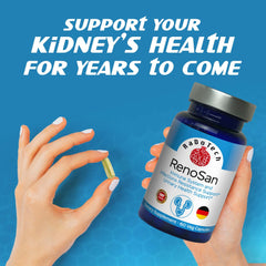 RaDoTech RenoSan packaging stacked for a shelf-ready wellness solution.