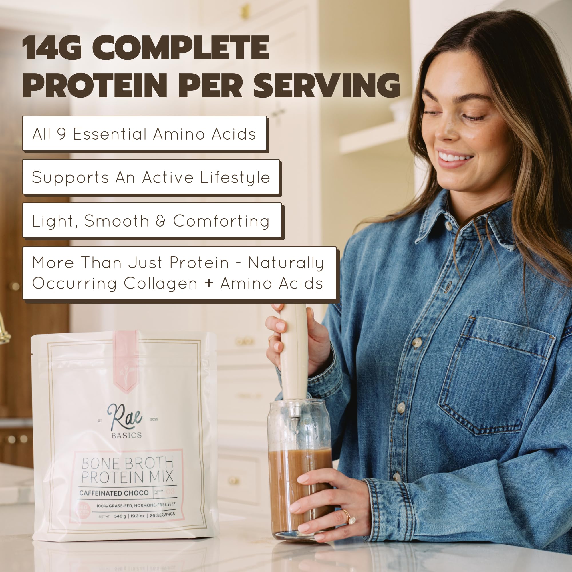 Rae Basics ingredients panel highlighting organic coconut milk and clean ingredients