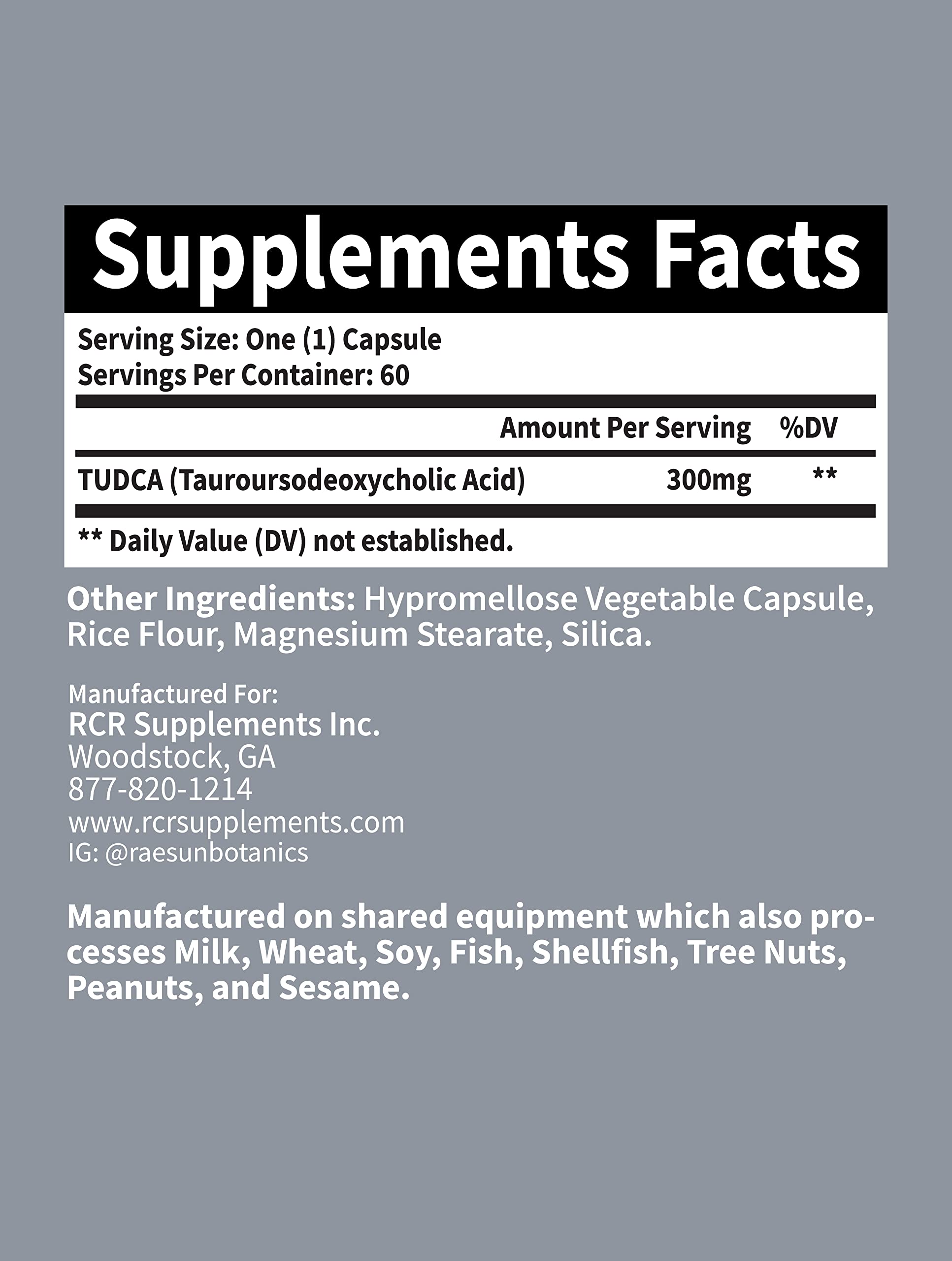 RaeSun Botanics TUDCA testing lab scene with ISO verification