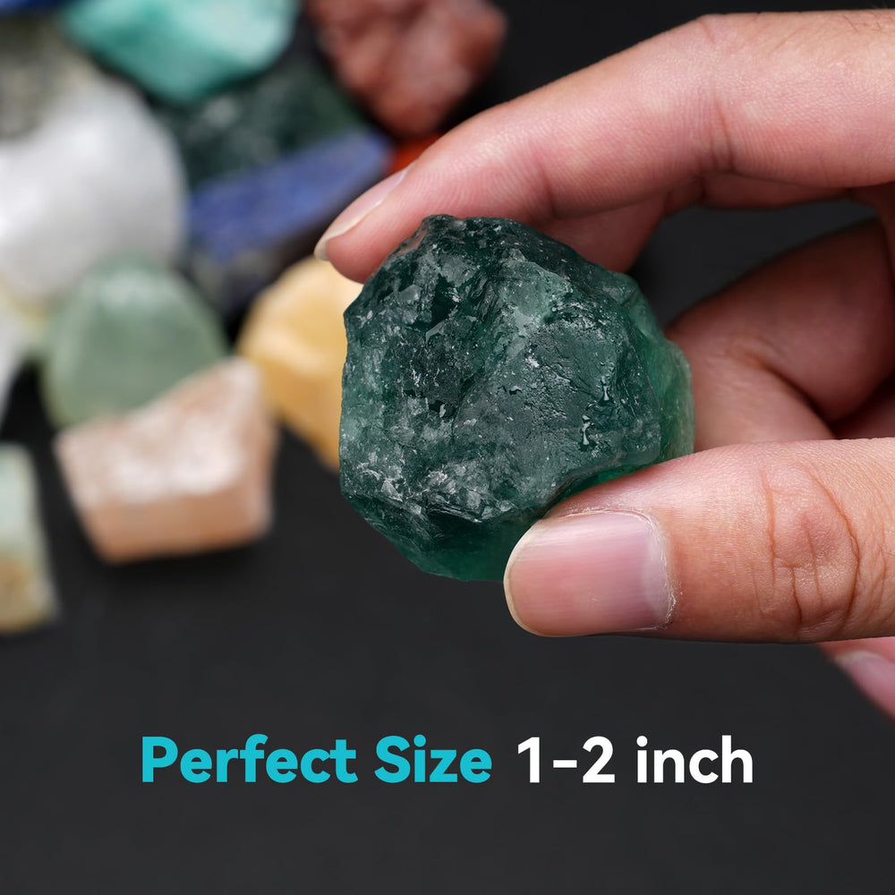 Rahato crystals 1-2 inch specimens for tumbling, crafts, and display.