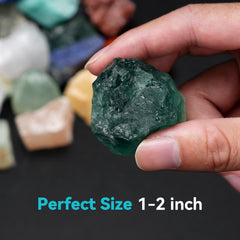 Rahato crystals 1-2 inch specimens for tumbling, crafts, and display.