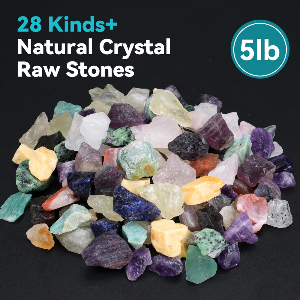 Rahato half-to-one-inch rough stones close-up ideal for tumbling practice.