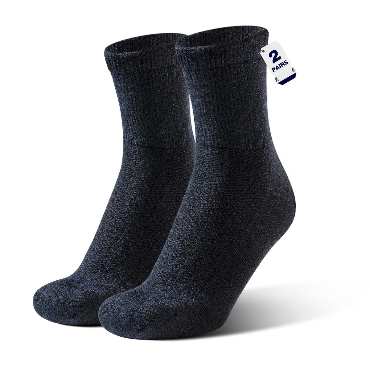 Rahhint Alpaca Wool Diabetic Socks pack shot showing soft, breathable fabric for everyday comfort.
