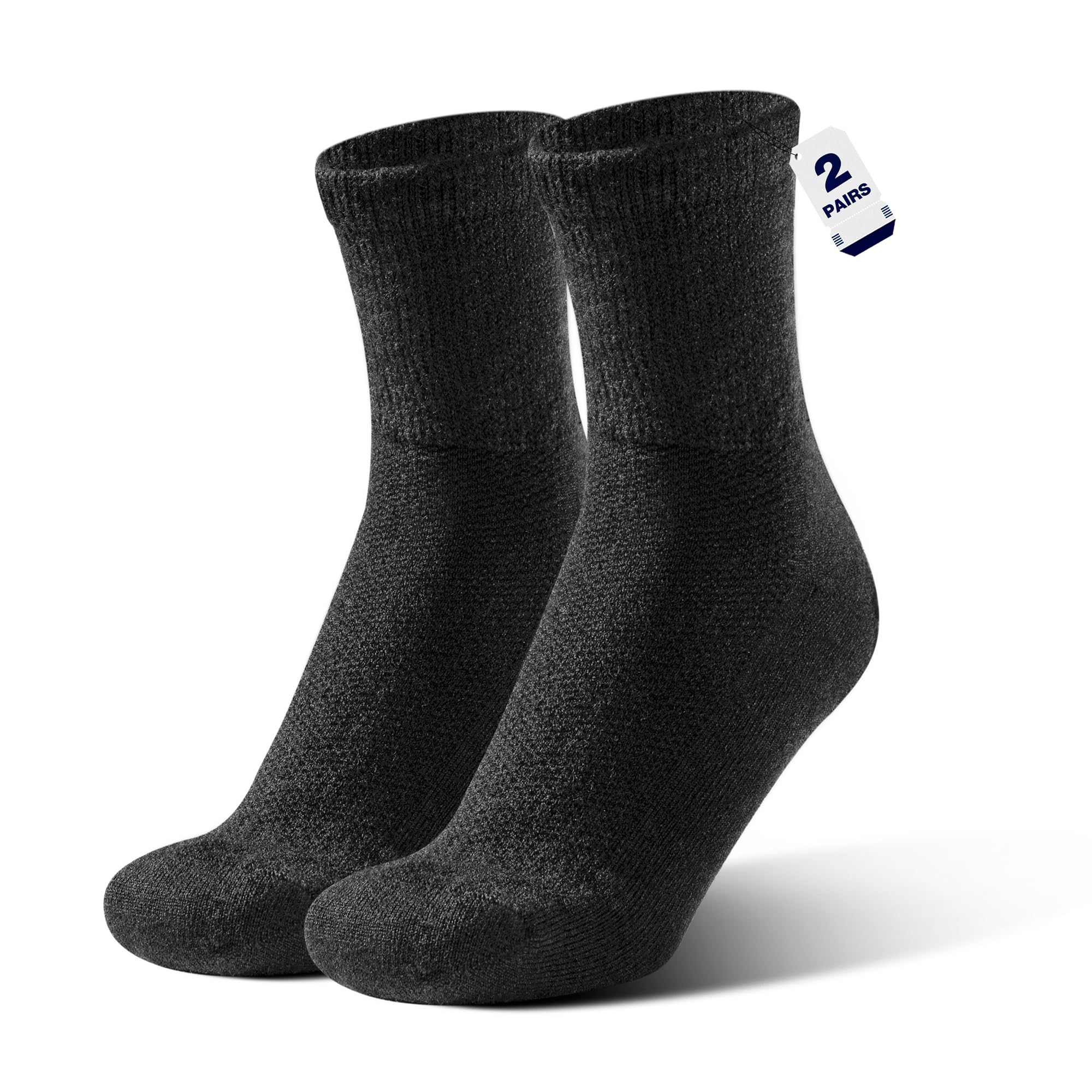 Rahhint Alpaca Wool Diabetic Socks packshot highlights lightweight warmth and breathable fabric