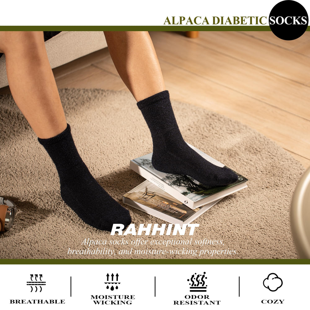 Rahhint seamless toe design provides friction-free daily comfort