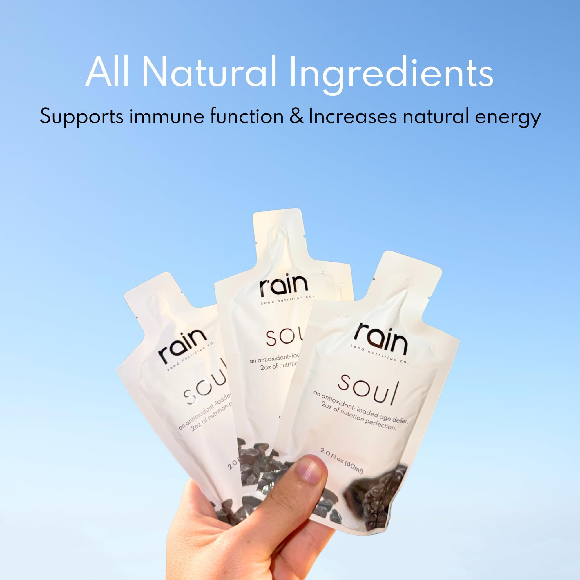RAIN Soul in use at a desk with a glass of water for a calm moment.