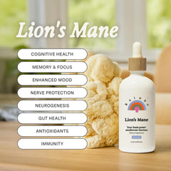 Rainbo Lion's Mane tincture pour shows easy daily use.