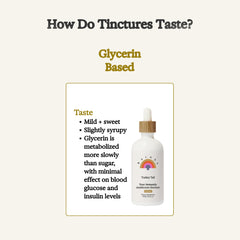 Vegan Rainbo Turkey Tail tincture liquid offering a plant-powered daily option.