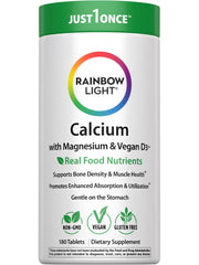 Rainbow Light Calcium Complex bottle front view showcasing vegan bone support