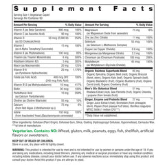 Rainbow Light Mens One 50+ tablets shown for easy daily routine.
