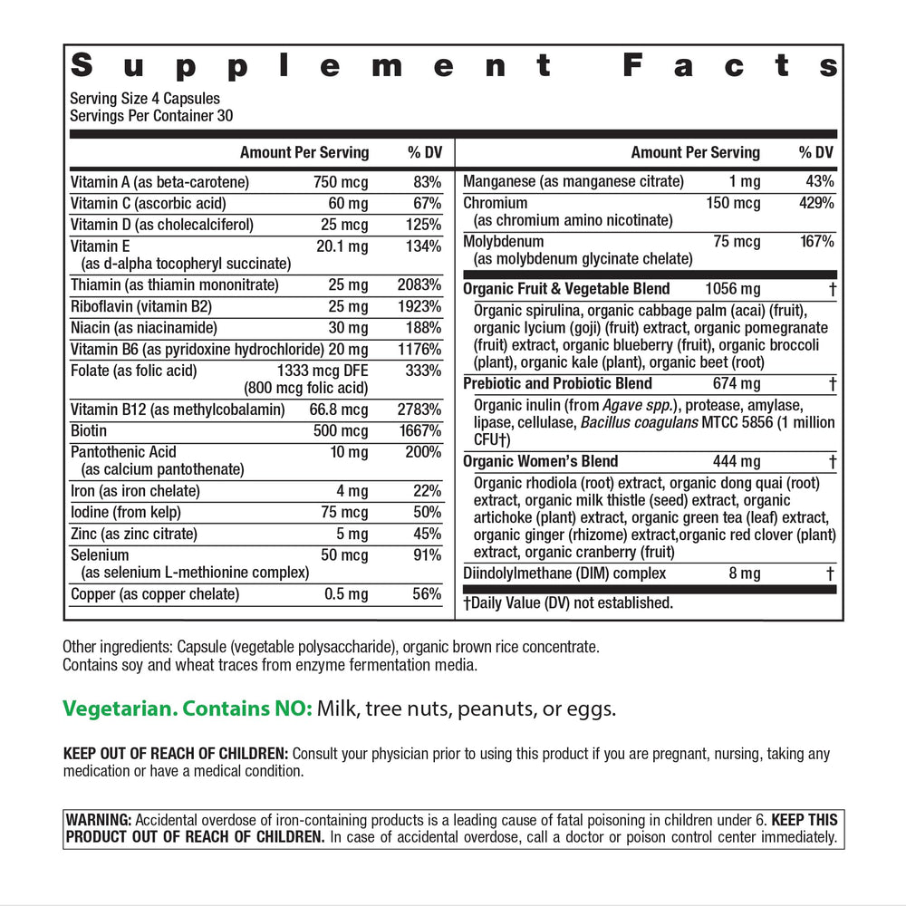 Organic spirulina, acai, and kale blend highlighting nutrient-rich ingredients.