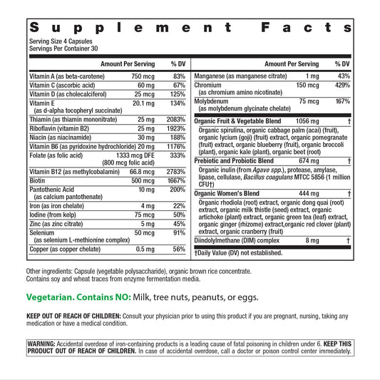 Organic spirulina, acai, and kale blend highlighting nutrient-rich ingredients.