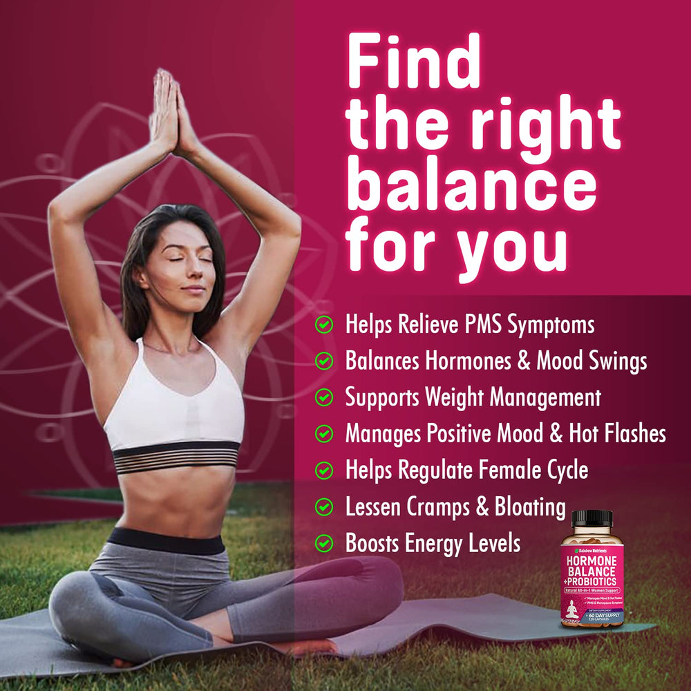 Rainbow Nutrients Organic Maca Chasteberry Dong Quai bottle for hormonal balance support
