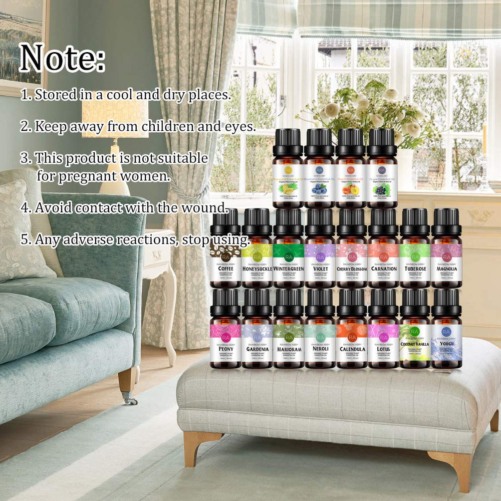 Rainbow Abby essential oil set lotus blend for calming, spa-like atmosphere