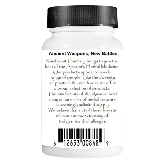 Rainforest Pharmacy Amazon Lung Support capsules displayed for easy daily wellness routine.
