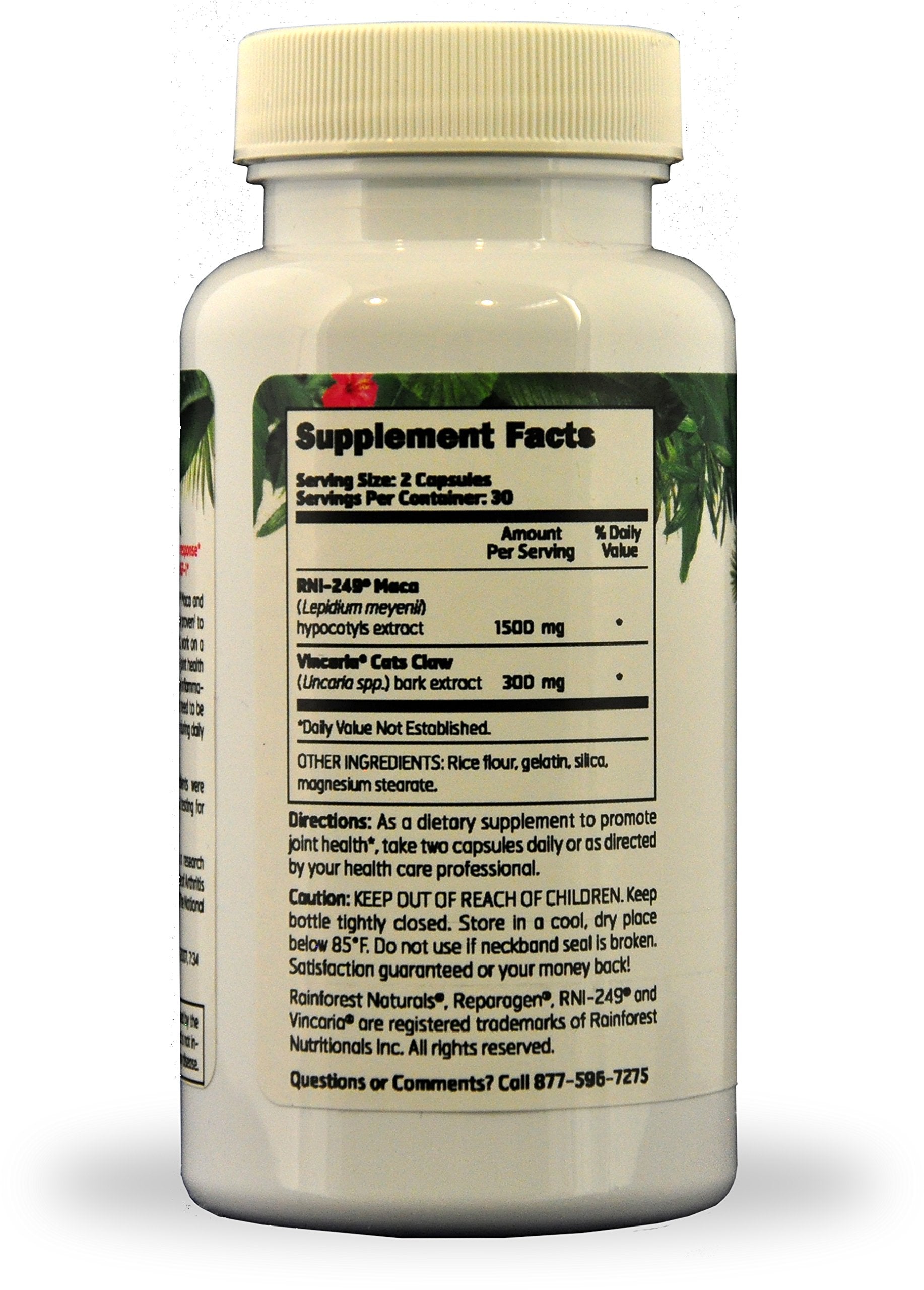 Rainforest Reparagen bottle packaging shown for easy daily dosing.