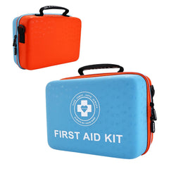 Raismile large first aid kit with dual-tone exterior for home safety and travel.