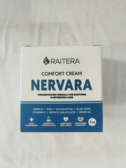 Raitera Nervara Comfort Cream in a tube for easy daily application.