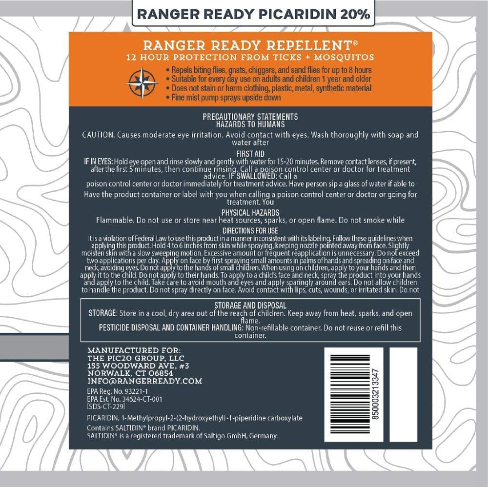 Ranger Ready P2Pak 360-degree trigger spray provides even coverage.