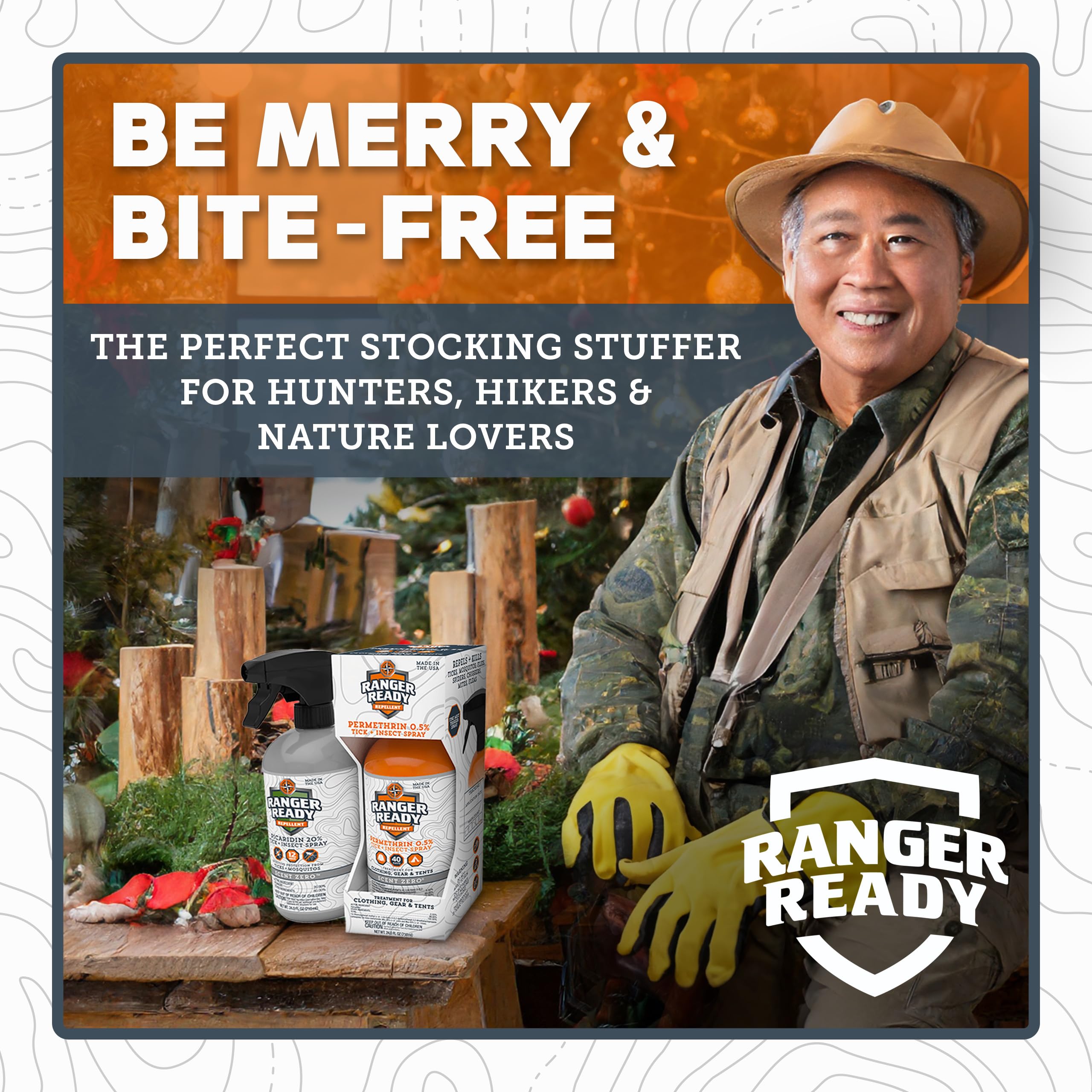 Ranger Ready P2Pak 360-degree trigger spray covers hard-to-reach spots.