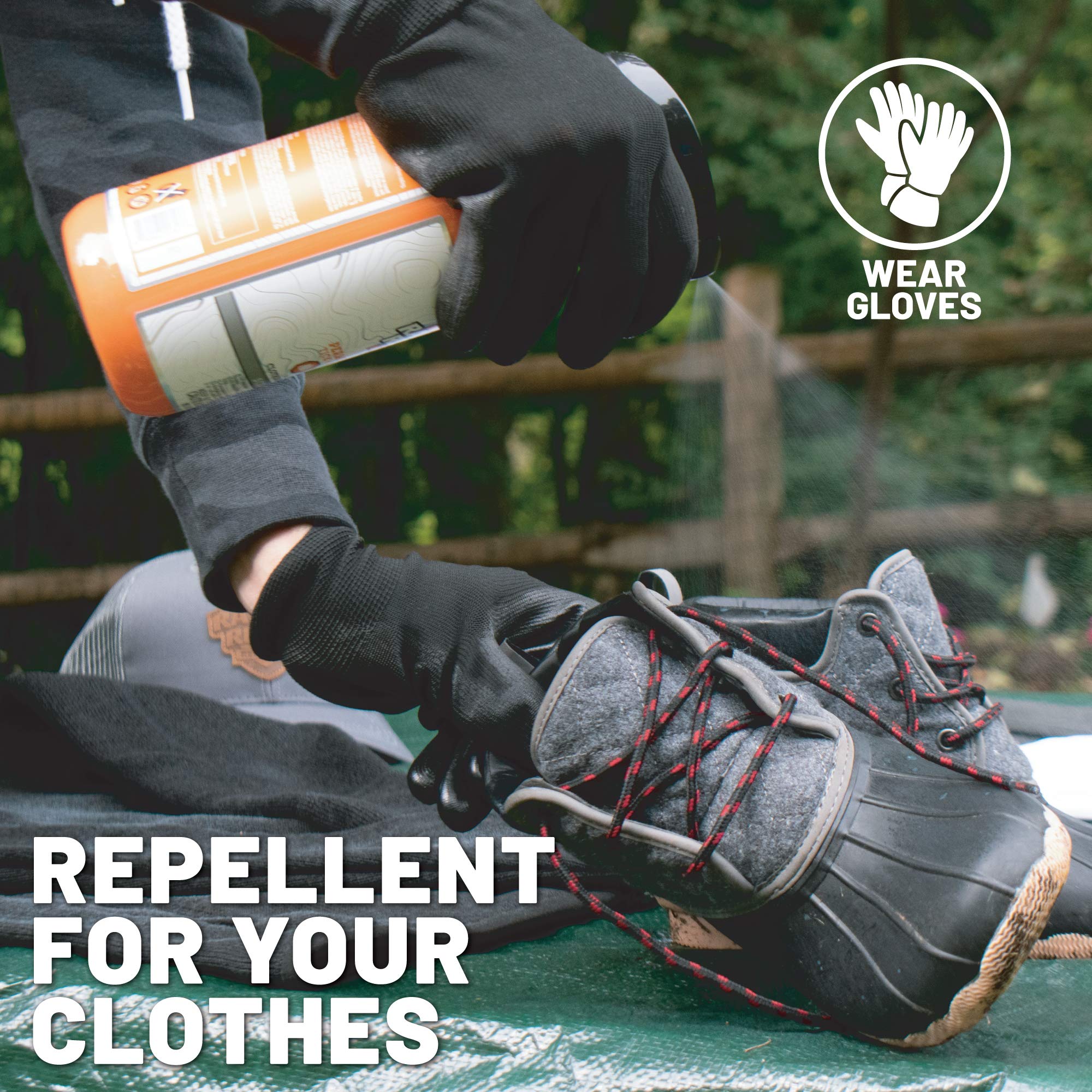 Ranger Ready Permethrin applied to gear for field insect protection.