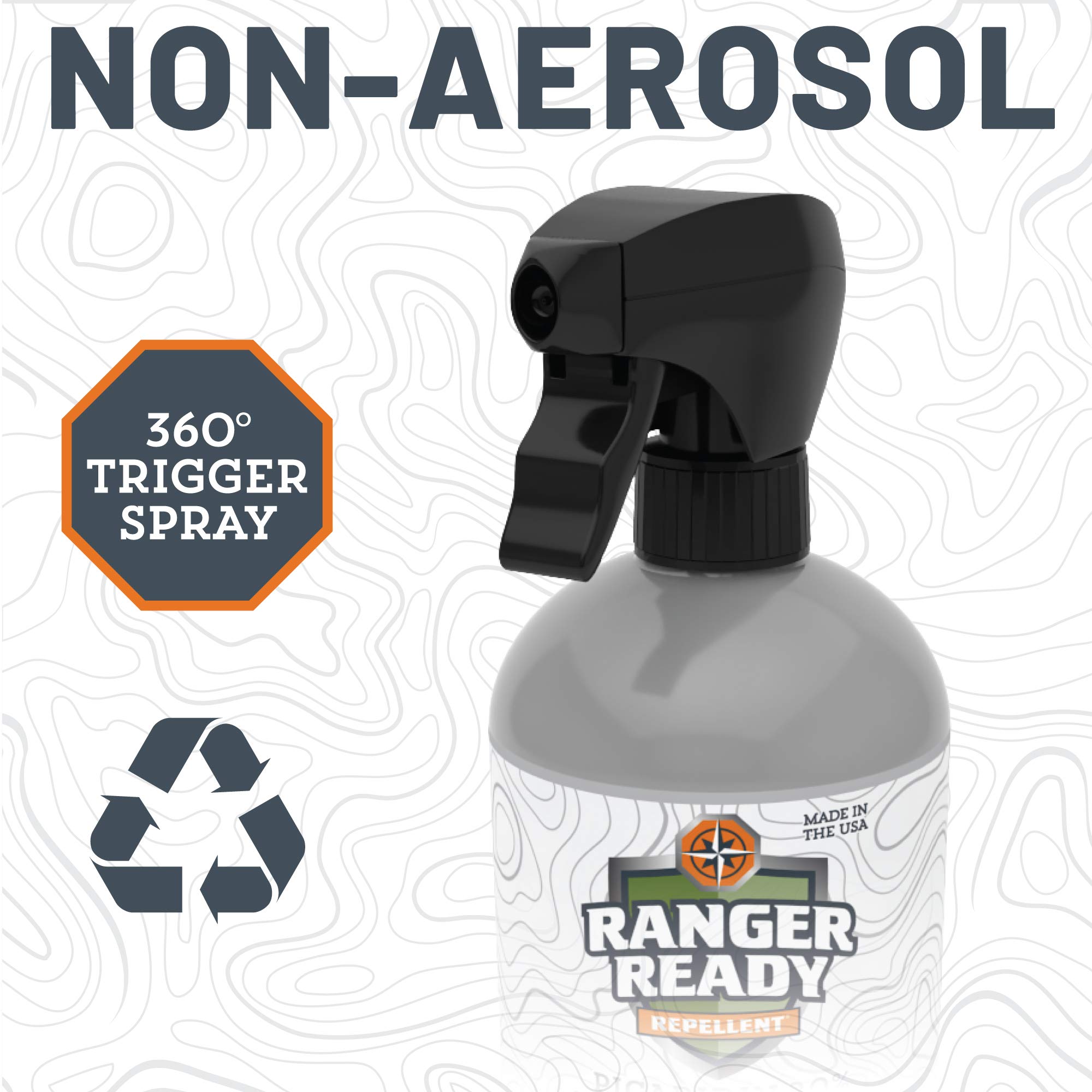 Ranger Ready Picaridin scent zero formula shown as odorless protection.