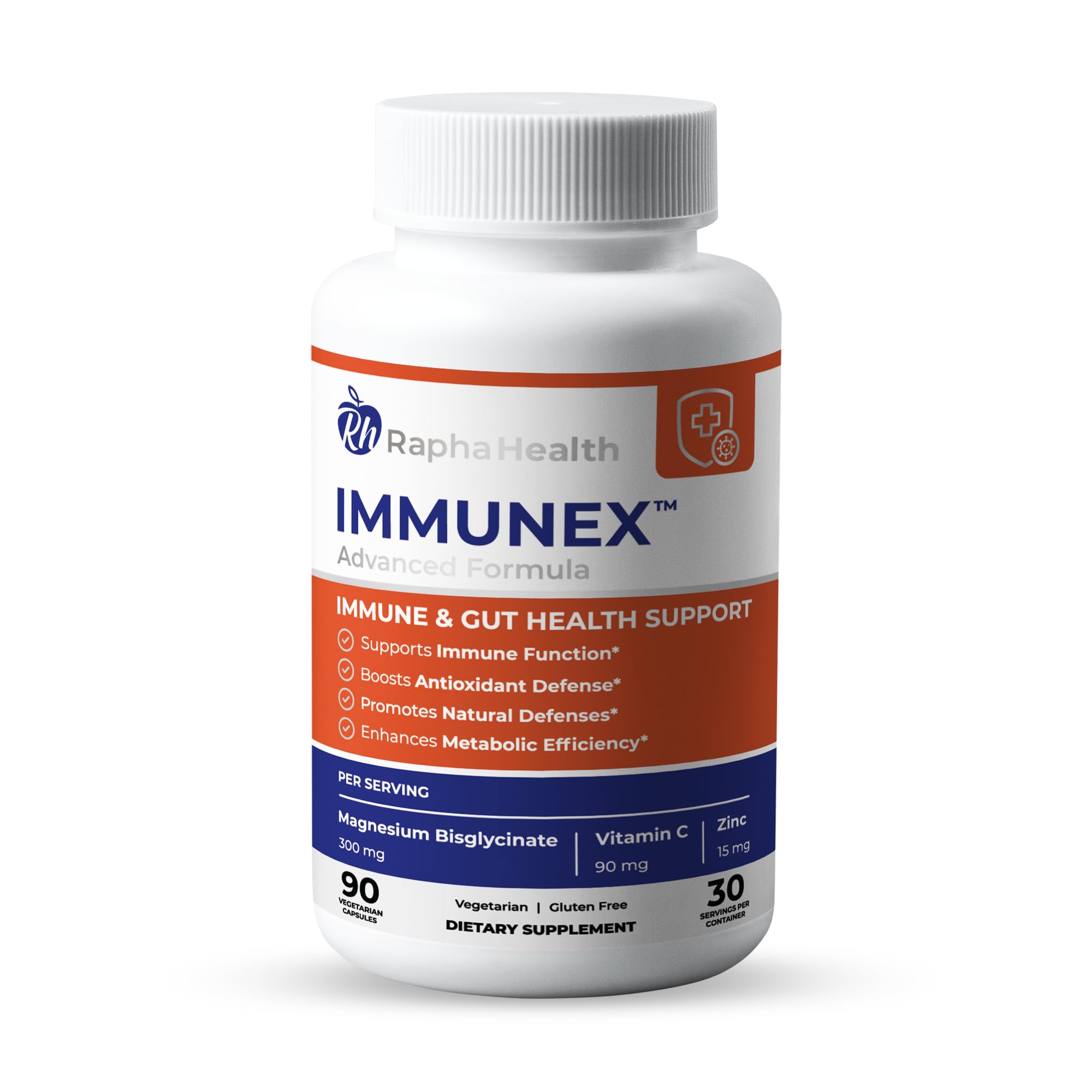 RAPHA HEALTH Immune 247 bottle front for daily immune support