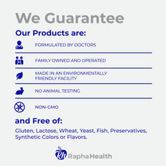 RAPHA HEALTH Immune 247 label detail with GMP emphasis