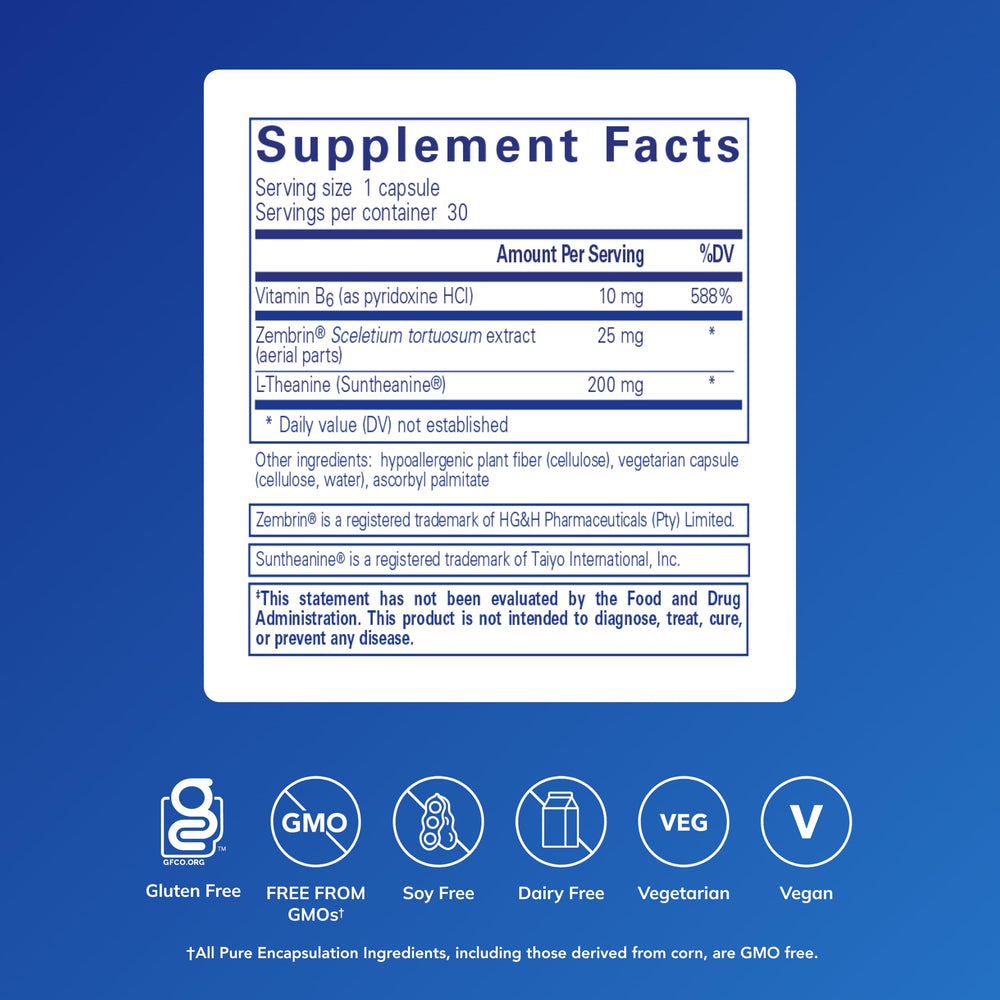 Close-up of Rapid Calm capsules, a fast-acting calm option.