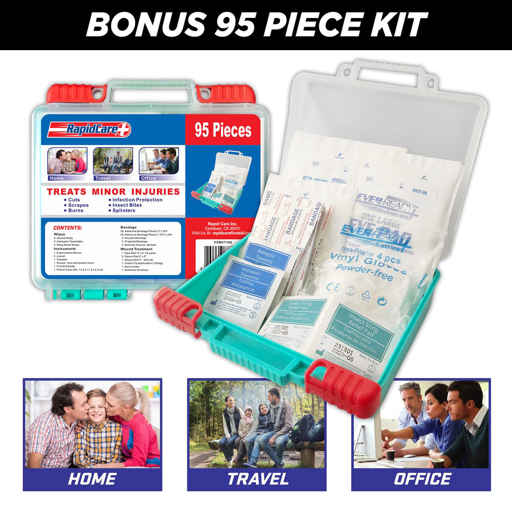 Rapid Care First Aid Kit splint for stabilizing injuries before help