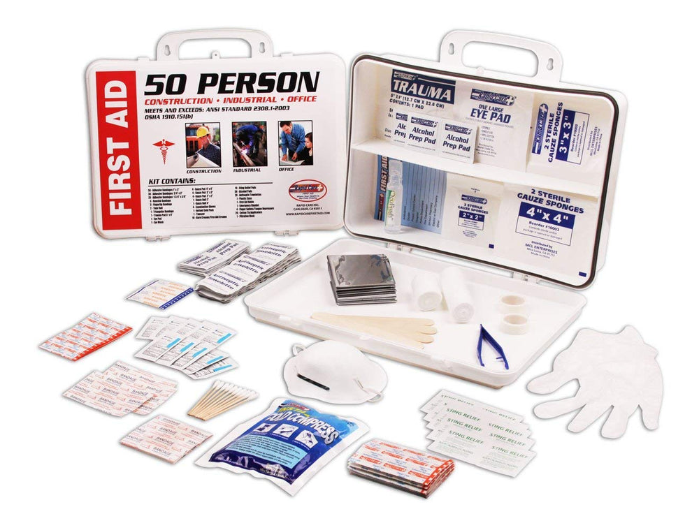 Rapid Care RC-50MAN-W case-moisture-resistant keeps supplies safe in challenging environments