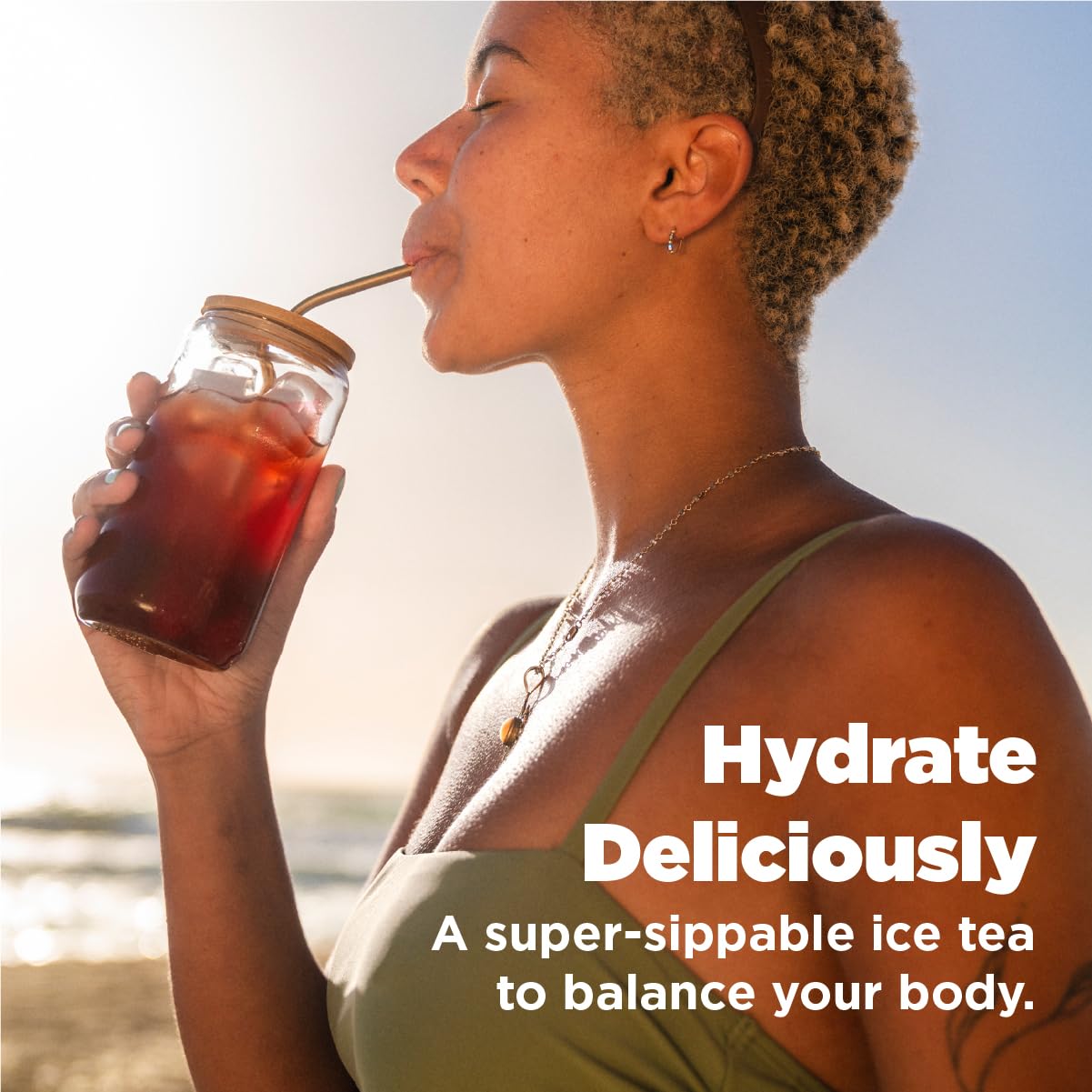 Rasa Raspberry Hibiscus Hydration ingredients chart featuring adaptogens and mushrooms.