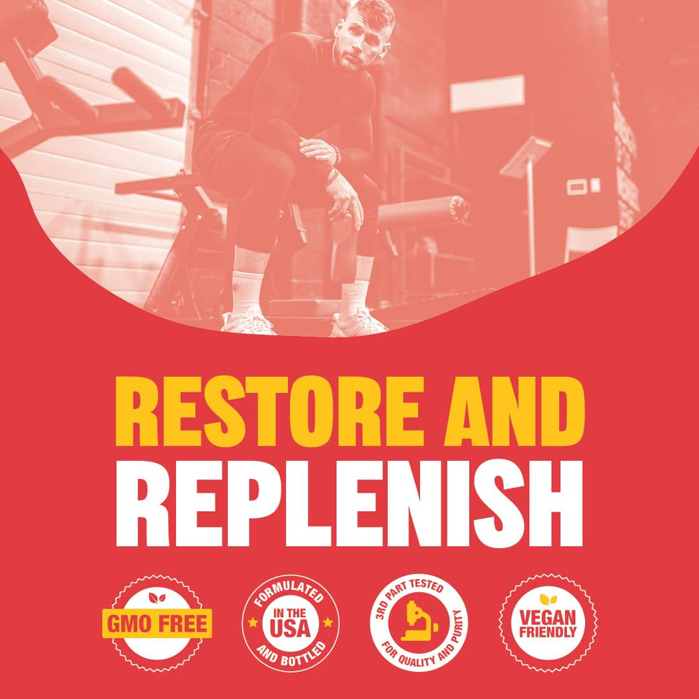 Raw Barrel No Bull L-Glutamine measuring scoop highlights precise daily dosing.