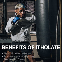 RAW Itholate close up nutrition facts for clean fueling