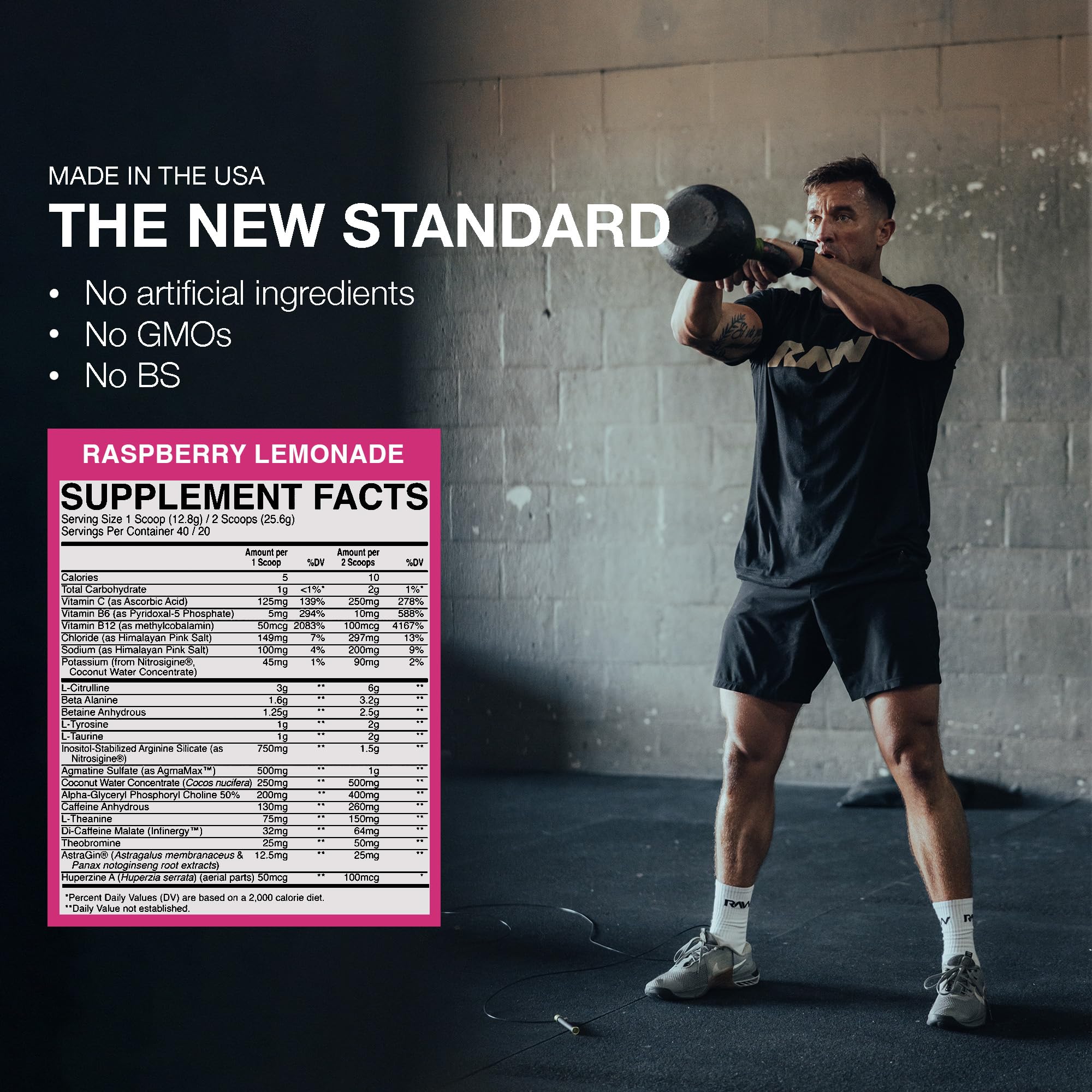 RAW Thavage mix in glass shows refreshing energy boost during hydration.