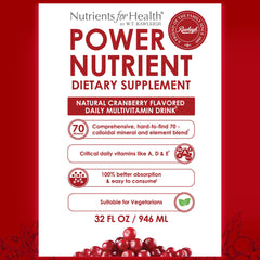 Rawleigh Power Nutrient vegetarian-friendly icon on packaging