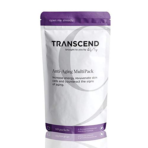 Ray and Terry's Anti-Aging Multipack bottle pour for on-the-go easy dosing.