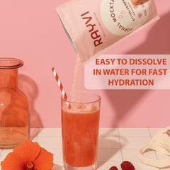 Rayvi Adrenal Acerola Lemon blend packaging highlighting organic, real fruit flavor.