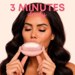 Rayvia collagen-boost via red light for smoother skin around the mouth.