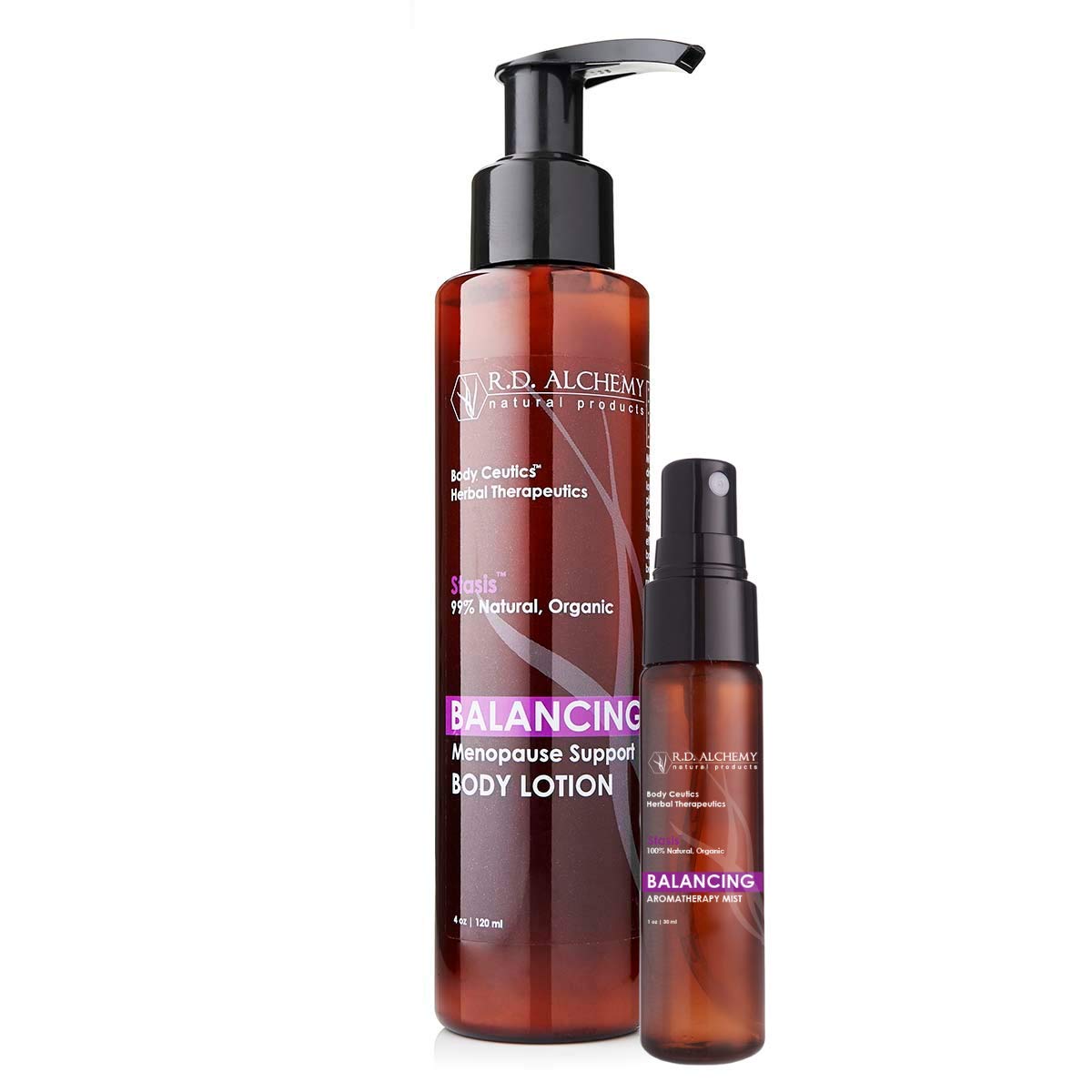 R.D. ALCHEMY Hot Flash Mist bottle pour easing hot moments.