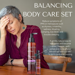 R.D. ALCHEMY menopause body lotion bottle cream providing deep hydration and relief.