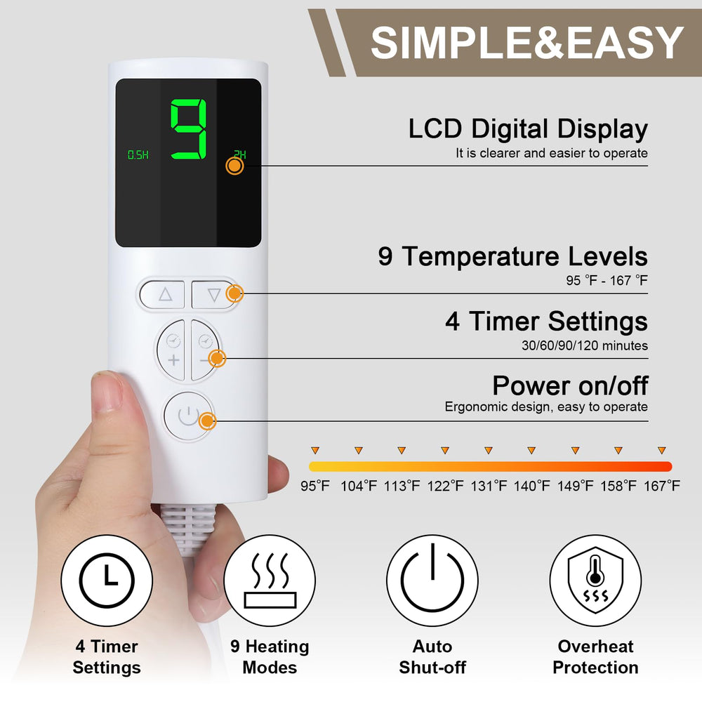 RDDSIVS control panel showing heat settings for personalized comfort