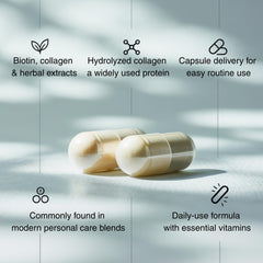 RE:ROOT Vegan capsules arrangement emphasizes compact packaging for on-the-go wellness
