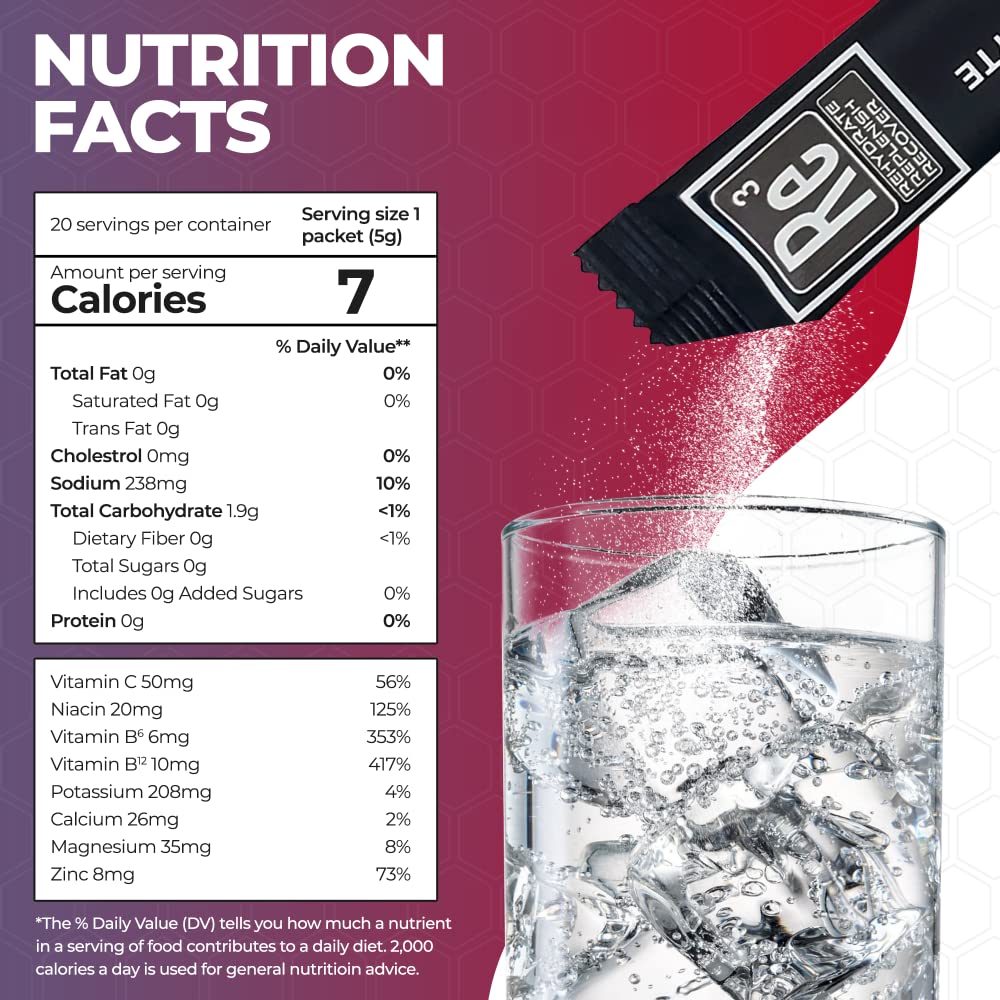 Athlete uses Re3 mixed berry drink after workouts for replenishment.