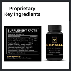 Goji berry and seaweed ingredient visuals signal natural vitality support.