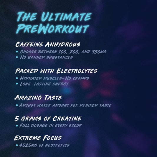 REACH Pre Workout pour captures powder ready for a smooth mix and steady energy.