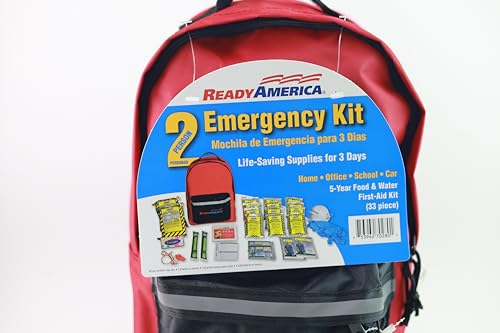 Ready America 70280 33-piece first aid kit organized for quick care