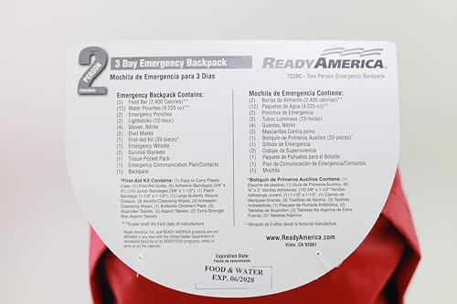Ready America 70280 survival food bars ready to provide energy