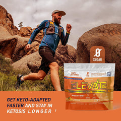 Real Ketones packet poured into glass for easy keto hydration.