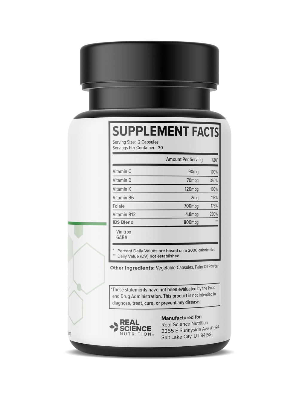 Real Science Nutrition Bowel Miracle capsules for daily digestive comfort